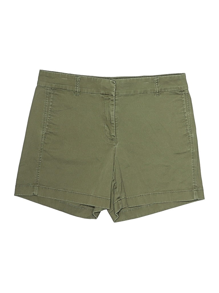 Pre-owned Jcrew Khaki Shorts In Green