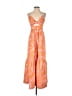A.L.C. Paisley Orange Casual Dress Size 4 - photo 1