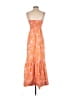 A.L.C. Paisley Orange Casual Dress Size 4 - photo 2