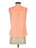 Skies Are Blue Orange Sleeveless Blouse Size S - photo 2