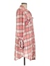 White Mark 100% Polyester Plaid Pink 3/4 Sleeve Blouse Size 1XL - photo 4