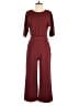 Bishop + Young Solid Burgundy Jumpsuit Size S - photo 1