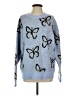 Altar'd State Print Blue Pullover Sweater Size S - photo 1