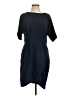 Bobeau Solid Black Casual Dress Size L - photo 1