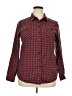 Hot Topic Houndstooth Red Long Sleeve Button-Down Shirt Size XXL - photo 1