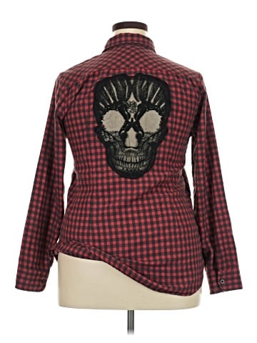 Hot Topic Long Sleeve Button-Down Shirt (view 2)
