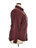 Hot Topic Houndstooth Red Long Sleeve Button-Down Shirt Size XXL - photo 4