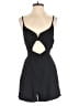 Glamorous 100% Polyester Solid Black Romper Size S - photo 1
