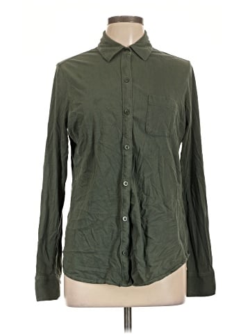 Fair Indigo Long Sleeve Button-Down Shirt (view 1)
