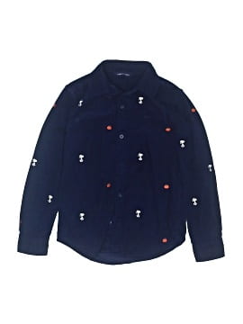 Janie And Jack Long Sleeve Button Down Shirt