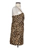 Zara Animal Print Brown Cocktail Dress Size S - photo 4