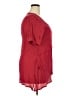 Avenue Red Short Sleeve Blouse Size 18 Plus - photo 4