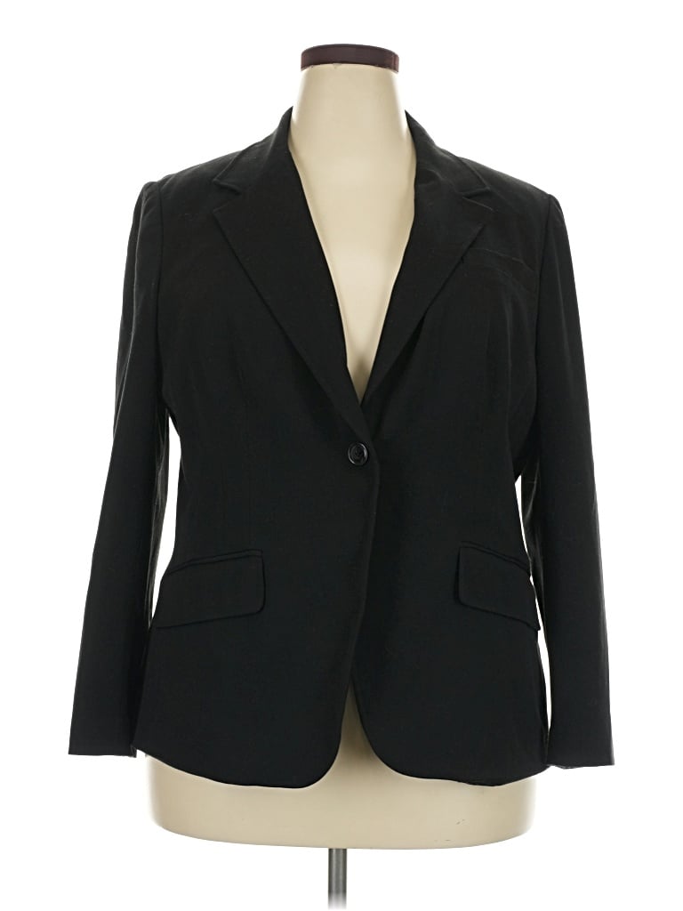 Pre-owned Worthington Blazer Jacket In Black