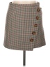 Forever 21 Houndstooth Brown Casual Skirt Size L - photo 1