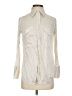 Massimo Dutti Ivory Long Sleeve Blouse Size 4 - photo 1