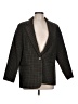 Savannah 100% Wool Houndstooth Gray Wool Blazer Size L (estimated) - photo 1