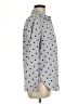 Talbots Polka Dots Blue Long Sleeve Button-Down Shirt Size M - photo 4