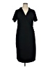 Venezia 100% Polyester Solid Black Casual Dress Size 14 - 16 Plus - photo 1