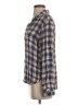 Bella Dahl 100% Rayon Plaid Gray Long Sleeve Button-Down Shirt Size S - photo 5
