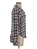 Bella Dahl 100% Rayon Plaid Gray Long Sleeve Button-Down Shirt Size S - photo 4