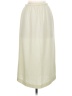 Nilani Solid Ivory Casual Skirt Size S - photo 1