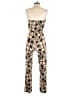 Trixxi Graphic Gold Jumpsuit Size M - photo 2