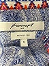 Foxcroft 100% Cotton Blue 3/4 Sleeve Blouse Size 8 - photo 7
