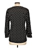 Adrianna Papell Polka Dots Black Long Sleeve Blouse Size L - photo 2