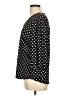 Adrianna Papell Polka Dots Black Long Sleeve Blouse Size L - photo 5