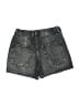 Zara Gray Denim Shorts Size 9 - 10 - photo 2