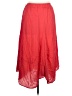 Unbranded 100% Rayon Red Casual Skirt Size XL - photo 1