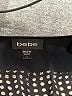 Bebe 100% Silk Houndstooth Black Cocktail Dress Size L - photo 7