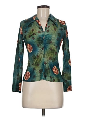 Knitted & Knotted 3/4 Sleeve Blouse (view 1)