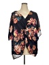 Umgee 100% Polyester Black Kimono Size XXL - photo 1
