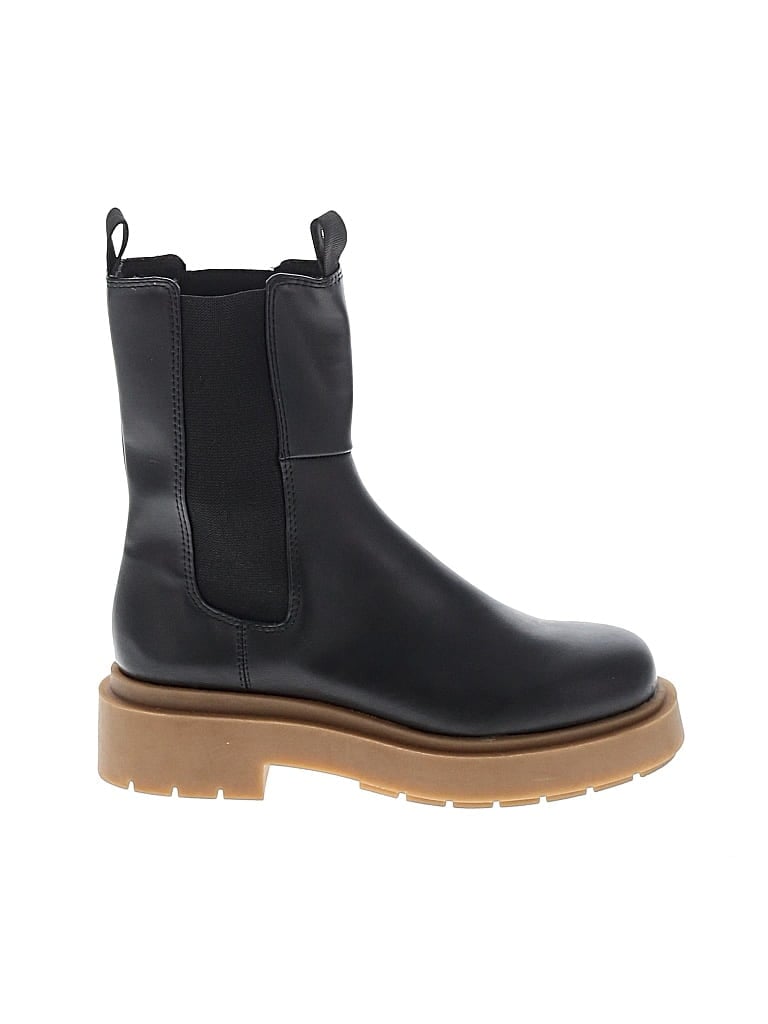 Pre-owned H&m Ankle Boots In Black