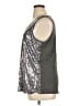 Sears 100% Polyester Silver Sleeveless Top Size XL (estimated) - photo 5