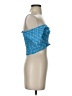 BCBGeneration 100% Rayon Blue Sleeveless Blouse Size S - photo 4