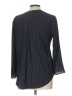 Adrianna Papell Black Long Sleeve Blouse Size L (estimated) - photo 2