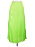 River Island 100% Polyester Green Formal Skirt Size 10 - photo 1