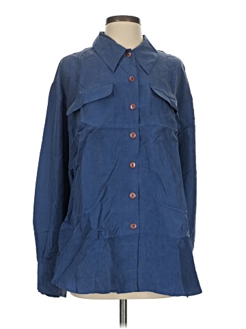 Unbranded Long Sleeve Silk Top (view 1)