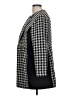 Chico's 100% Cotton Houndstooth Gray Black Coat Size L - photo 5