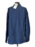 Unbranded 100% Silk Blue Long Sleeve Silk Top Size 5 - photo 2