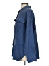 Unbranded 100% Silk Blue Long Sleeve Silk Top Size 5 - photo 5