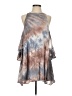 Olivaceous Tie-dye Gray Casual Dress Size S - photo 1