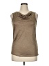 Coldwater Creek 100% Polyester Tan Sleeveless Top Size 14 - photo 1