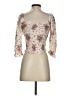 Jolt 100% Rayon Ivory 3/4 Sleeve Blouse Size S - photo 2