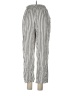 Hyfve 100% Rayon Stripes Silver Casual Pants Size L - photo 2