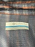 Columbia 100% Polyester Plaid Blue Long Sleeve Blouse Size L - photo 7