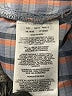 Columbia 100% Polyester Plaid Blue Long Sleeve Blouse Size L - photo 8