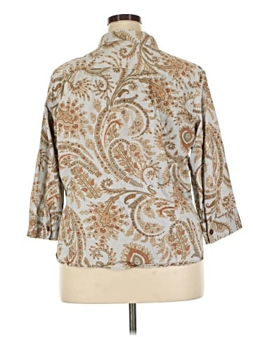 Van Heusen 3/4 Sleeve Button-Down Shirt (view 2)